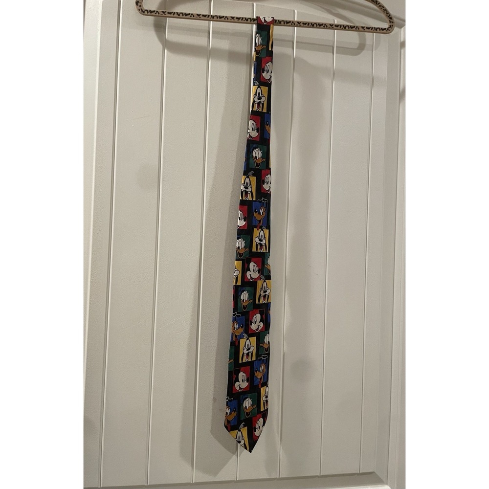 Balancine Disney The Tie Works Men's Necktie Mickey And Friends All Over Print - Picture 2 of 6
